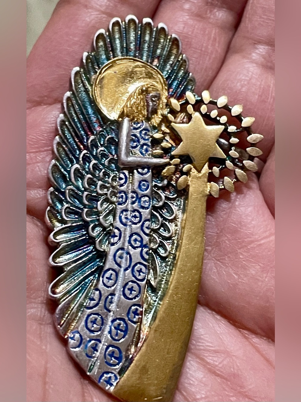 Gold & Blue Angel Wing Brooch with Star - Metropolitan Museum of Art